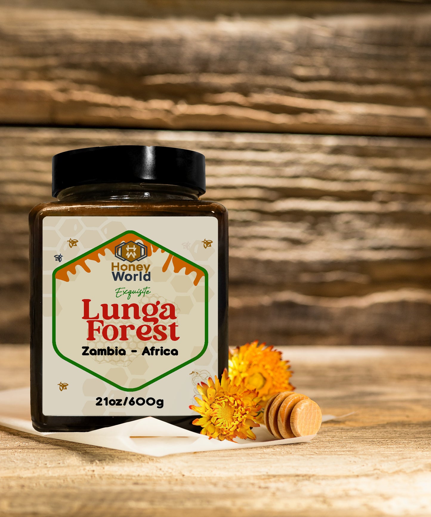 Lunga Honey, Forest Honey, Zambia Africa, Natural Honey